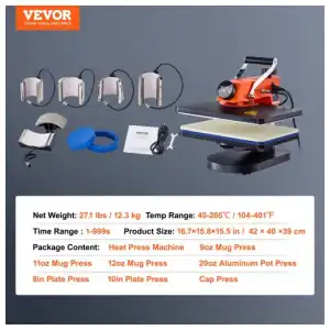 Combo de sublimación Vevor 🍊 miniatura 4